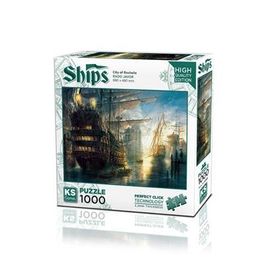 KS Games Rochelle Şehri 1000 Parça Puzzle
