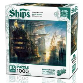 KS Games Rochelle Şehri 1000 Parça Puzzle