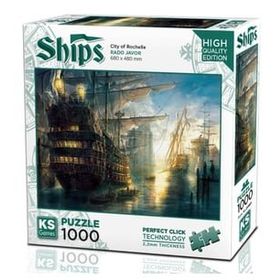 KS Games Rochelle Şehri 1000 Parça Puzzle