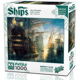 KS Games Rochelle Şehri 1000 Parça Puzzle