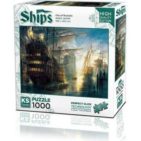KS Games Rochelle Şehri 1000 Parça Puzzle