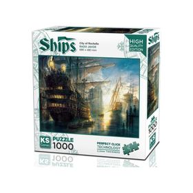 KS Games Rochelle Şehri 1000 Parça Puzzle