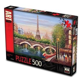 Ks Games Seine River Paris 500 Parça Puzzle
