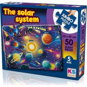KS Games Solar Sistem Gezegen 50 Parça Puzzle