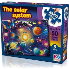 KS Games Solar Sistem Gezegen 50 Parça Puzzle