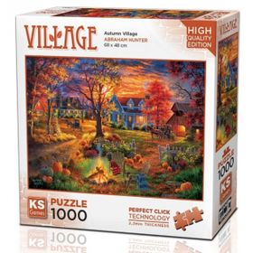 KS Games Sonbahar Köyü 1000 Parça Puzzle