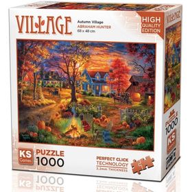 KS Games Sonbahar Köyü 1000 Parça Puzzle