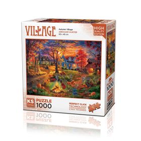 KS Games Sonbahar Köyü 1000 Parça Puzzle