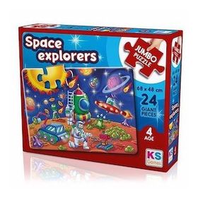 KS Games Space Explorers 24 Parça Jumbo Boy Puzzle