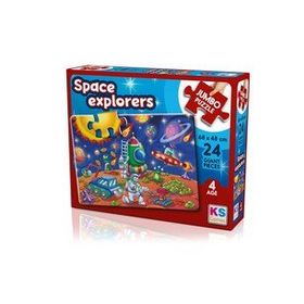 KS Games Space Explorers 24 Parça Jumbo Boy Puzzle