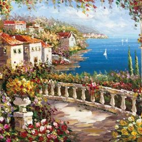 KS Games Spring Blues Land Of Peace 1000 Parça Puzzle