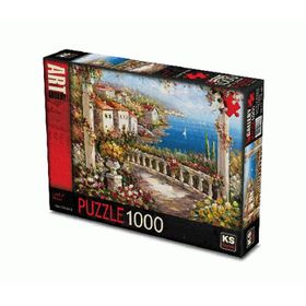 KS Games Spring Blues Land Of Peace 1000 Parça Puzzle