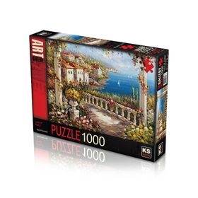 KS Games Spring Blues Land Of Peace 1000 Parça Puzzle