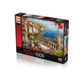 KS Games Spring Blues Land Of Peace 1000 Parça Puzzle