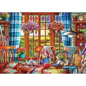 KS Games Stitching Room Dikiş Odası 1000 Parça Puzzle