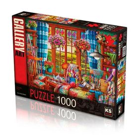 KS Games Stitching Room Dikiş Odası 1000 Parça Puzzle