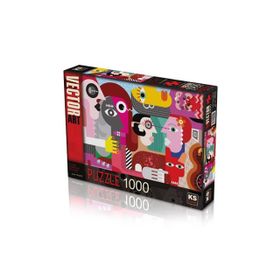 Ks Games Strange People And Dirty Dog 1000 Parça Puzzle