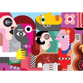 Ks Games Strange People And Dirty Dog 1000 Parça Puzzle