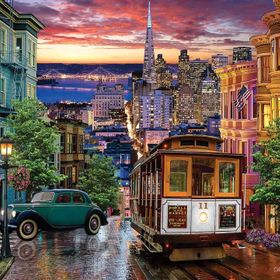 KS Games Sunset in San Francisco 3000 Parça Puzzle
