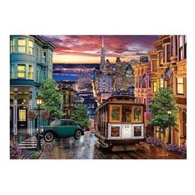 KS Games Sunset in San Francisco 3000 Parça Puzzle