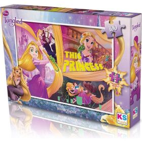 KS Games Tangled-Rapunzel 100 Parça Puzzle