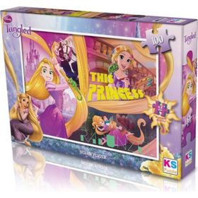 KS Games Tangled-Rapunzel 100 Parça Puzzle