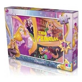 KS Games Tangled-Rapunzel 100 Parça Puzzle