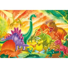 KS Games The Age Of Dinosaurs 50 Parça Dev Puzzle