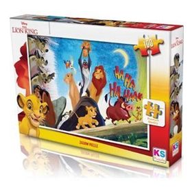 KS Games The Lion King 100 Parça Puzzle
