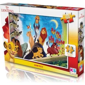 KS Games The Lion King 100 Parça Puzzle