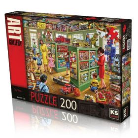 KS Games Toy Shop 200 Parça Puzzle