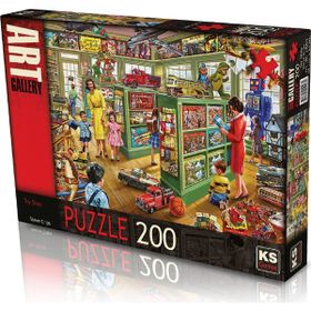KS Games Toy Shop 200 Parça Puzzle