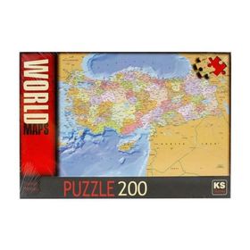 Ks Games Türkiye Haritası 200 Parça Puzzle