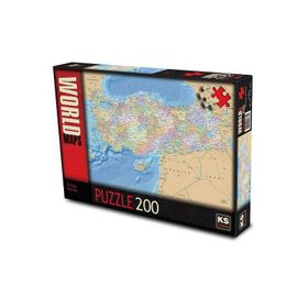 Ks Games Türkiye Haritası 200 Parça Puzzle