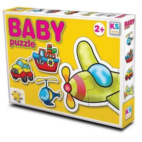 Ks Games Ulaşım Araçları 2+3+4+4 Parça Puzzle