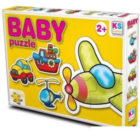 Ks Games Ulaşım Araçları 2+3+4+4 Parça Puzzle
