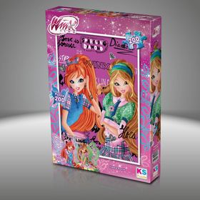 Ks Games Winx 200 Parça Çocuk Puzzle