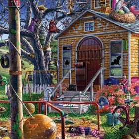 KS Games Yalnız Ev 1000 Parça Puzzle
