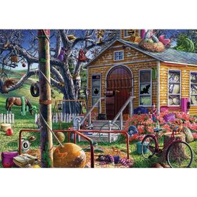 KS Games Yalnız Ev 1000 Parça Puzzle