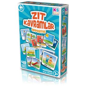 Ks Games Zıt Kavramlar 42 Parça Puzzle