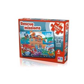 Ks Jumbo 24 Parça Rescue Missions Kurtarma Görevi Puzzle