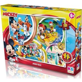 KS Mickey Mouse 200 Parça Puzzle