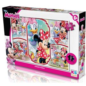 KS Minnie Mouse 100 Parça Puzzle