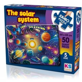 KS Planets Of Solar System Gezegenler Jumbo 50 Parça Puzzle