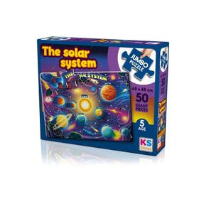 KS Planets Of Solar System Gezegenler Jumbo 50 Parça Puzzle