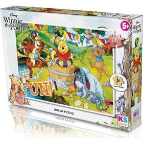 KS Puzzle 100 Parça Winnie The Pooh Puzzle