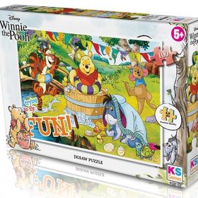 KS Puzzle 100 Parça Winnie The Pooh Puzzle