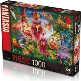 Ks Puzzle 1000 Parça Ugly Birds Çirkin Kuşlar Puzzle