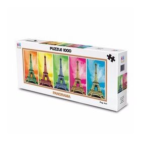 KS Puzzle 11223 Pop Art Paris 1000 Parça Panorama Puzzle