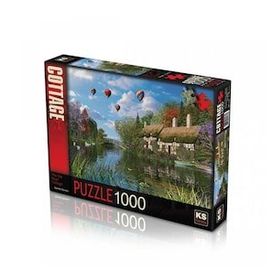 KS Puzzle 11272 Old River Cottage 1000 Parça Puzzle